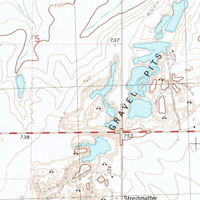 United States Geological Survey Edelstein, IL (1982, 24000-Scale) digital map