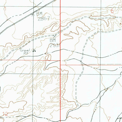 United States Geological Survey Eden, AZ (1985, 24000-Scale) digital map