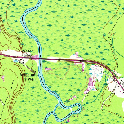 United States Geological Survey Eden, GA (1958, 24000-Scale) digital map