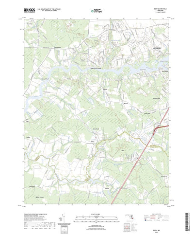 United States Geological Survey Eden, MD (2023, 24000-Scale) digital map