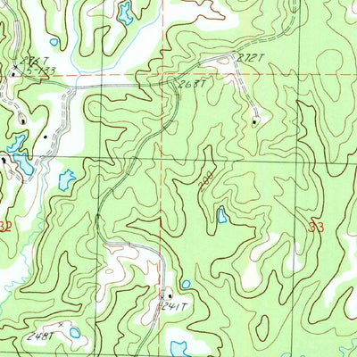 United States Geological Survey Eden, MS (1988, 24000-Scale) digital map