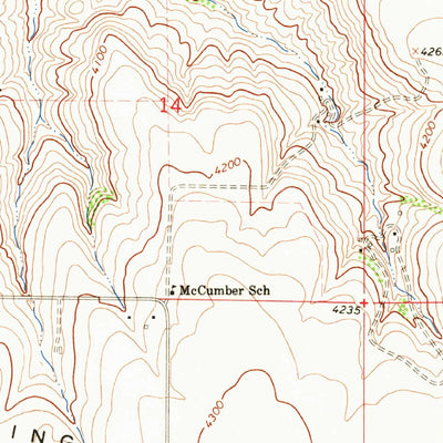 United States Geological Survey Eden, MT (1965, 24000-Scale) digital map