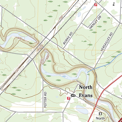 United States Geological Survey Eden, NY (2023, 24000-Scale) digital map