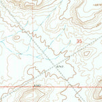 United States Geological Survey Eden Reservoir East, WY (1968, 24000-Scale) digital map