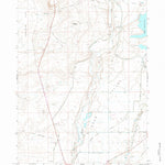 United States Geological Survey Eden Reservoir West, WY (1968, 24000-Scale) digital map