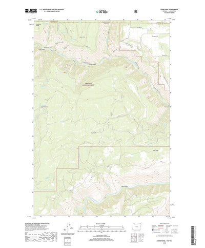 United States Geological Survey Eden Ridge, OR (2020, 24000-Scale) digital map