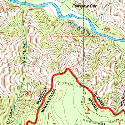 United States Geological Survey Eden Ridge, OR-WA (1995, 24000-Scale) digital map