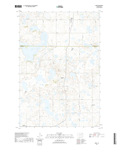 United States Geological Survey Eden, SD (2017, 24000-Scale) digital map