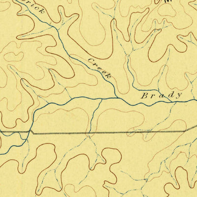 United States Geological Survey Eden, TX (1896, 125000-Scale) digital map