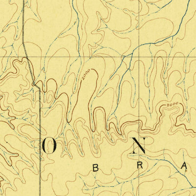 United States Geological Survey Eden, TX (1896, 125000-Scale) digital map