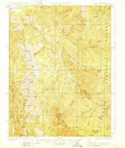 United States Geological Survey Eden Valley, CA (1929, 62500-Scale) digital map