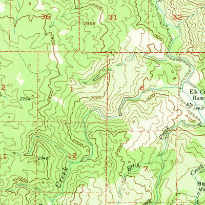 United States Geological Survey Eden Valley, CA (1952, 62500-Scale) digital map