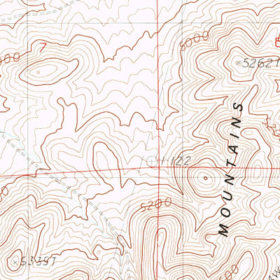 United States Geological Survey Eden Valley, NV (1988, 24000-Scale) digital map
