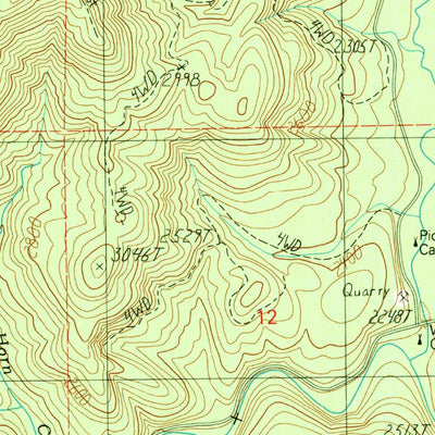 United States Geological Survey Eden Valley, OR (1990, 24000-Scale) digital map