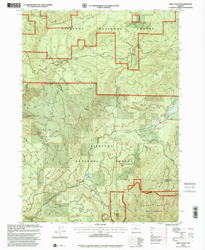 United States Geological Survey Eden Valley, OR (1998, 24000-Scale) digital map