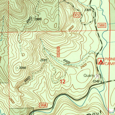 United States Geological Survey Eden Valley, OR (1998, 24000-Scale) digital map