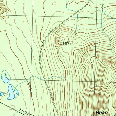 United States Geological Survey Eden, VT (1986, 24000-Scale) digital map