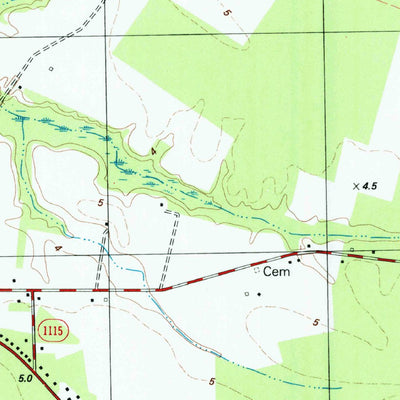 United States Geological Survey Edenton, NC (1981, 24000-Scale) digital map