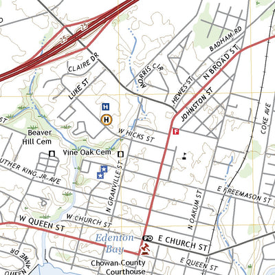 United States Geological Survey Edenton, NC (2022, 24000-Scale) digital map