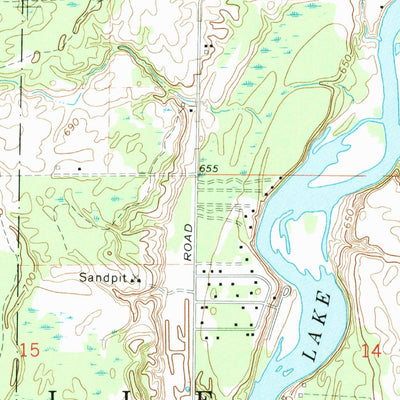 United States Geological Survey Edenville, MI (1969, 24000-Scale) digital map