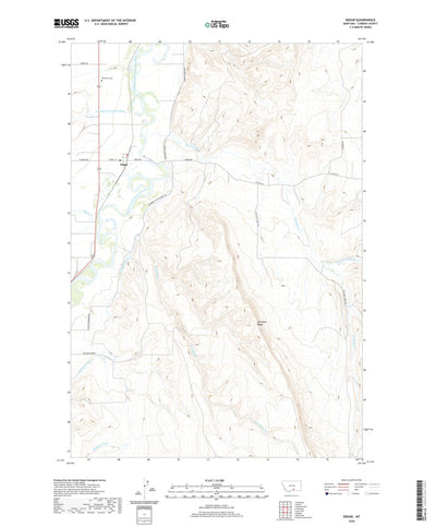 United States Geological Survey Edgar, MT (2020, 24000-Scale) digital map