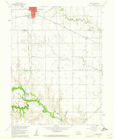 United States Geological Survey Edgar, NE (1960, 24000-Scale) digital map