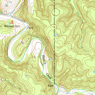 United States Geological Survey Edgar Springs, MO (1954, 24000-Scale) digital map