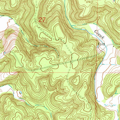 United States Geological Survey Edgar Springs, MO (1954, 24000-Scale) digital map