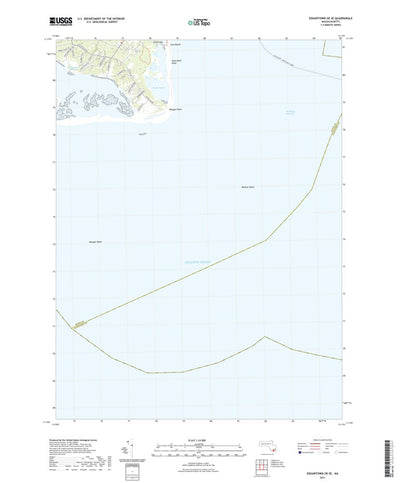 United States Geological Survey Edgartown OE SE, MA (2021, 24000-Scale) digital map