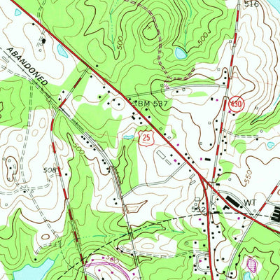 United States Geological Survey Edgefield, SC (1964, 24000-Scale) digital map