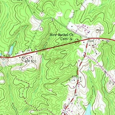 United States Geological Survey Edgefield, SC (1964, 24000-Scale) digital map