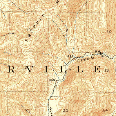 United States Geological Survey Edgehill, MO (1926, 62500-Scale) digital map
