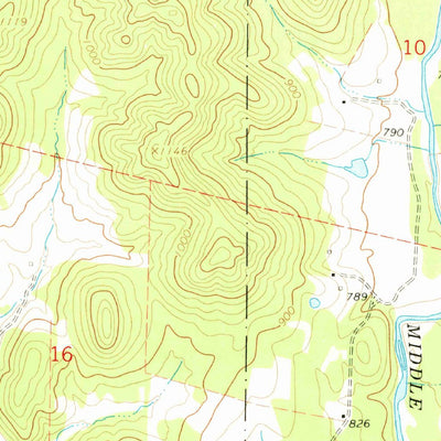 United States Geological Survey Edgehill, MO (1968, 24000-Scale) digital map
