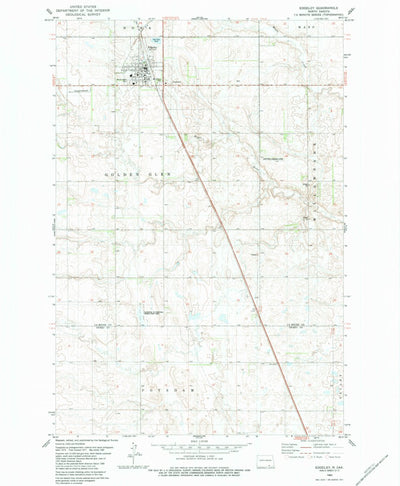 United States Geological Survey Edgeley, ND (1982, 24000-Scale) digital map