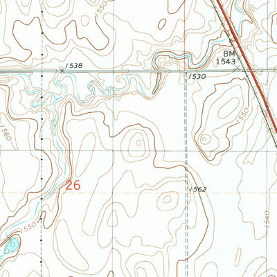 United States Geological Survey Edgeley, ND (1982, 24000-Scale) digital map