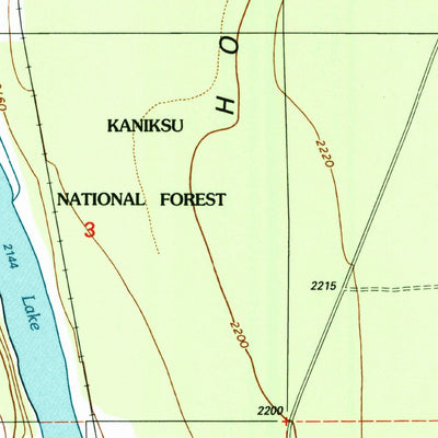 United States Geological Survey Edgemere, ID (1996, 24000-Scale) digital map