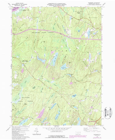 United States Geological Survey Edgemere, PA (1965, 24000-Scale) digital map