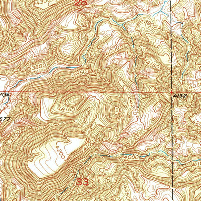 United States Geological Survey Edgemont NE, SD (1950, 24000-Scale) digital map
