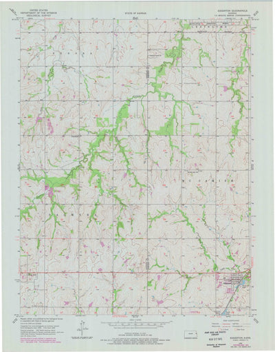 United States Geological Survey Edgerton, KS (1956, 24000-Scale) digital map