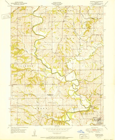United States Geological Survey Edgerton, MO (1951, 24000-Scale) digital map