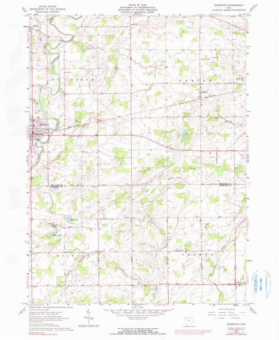 United States Geological Survey Edgerton, OH (1961, 24000-Scale) digital map