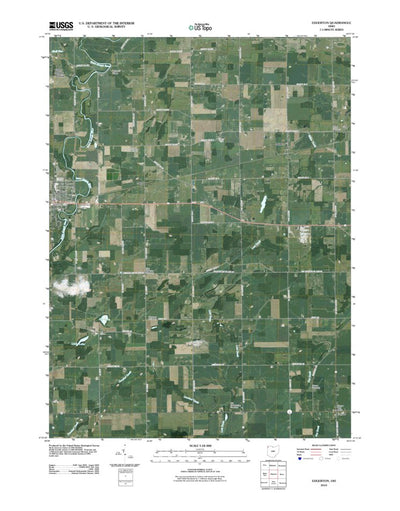 United States Geological Survey Edgerton, OH (2010, 24000-Scale) digital map