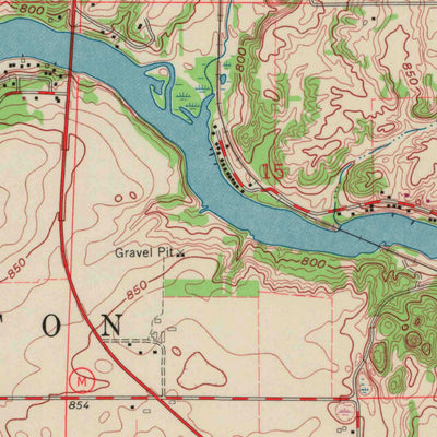 United States Geological Survey Edgerton, WI (1961, 24000-Scale) digital map