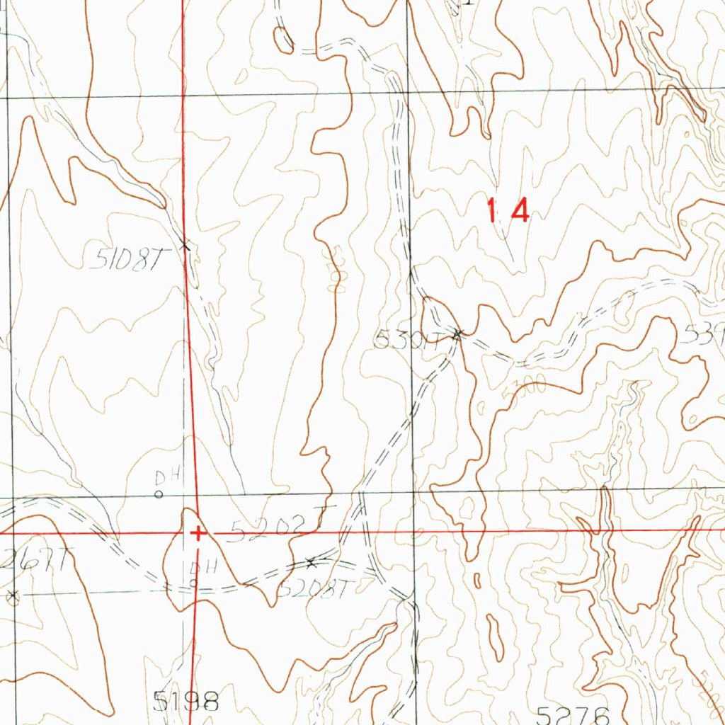 Edgerton Wy 1984 24000 Scale Map By United States Geological Survey