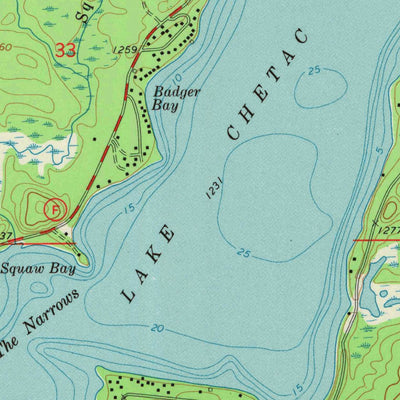 United States Geological Survey Edgewater, WI (1972, 24000-Scale) digital map