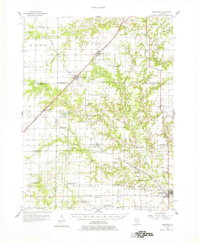 United States Geological Survey Edgewood, IL (1956, 62500-Scale) digital map