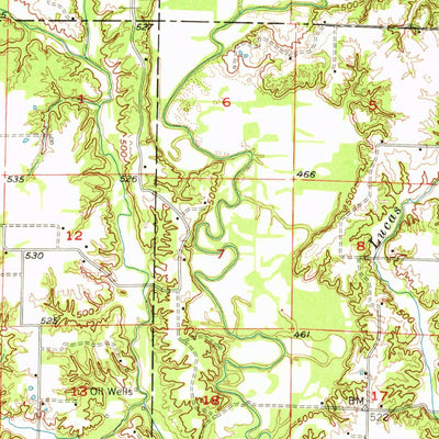United States Geological Survey Edgewood, IL (1956, 62500-Scale) digital map