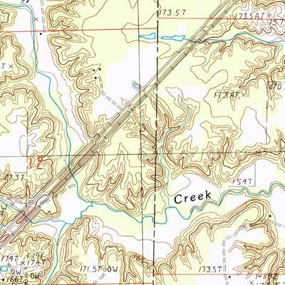 United States Geological Survey Edgewood, IL (1985, 24000-Scale) digital map