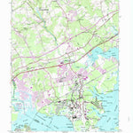 United States Geological Survey Edgewood, MD (1949, 24000-Scale) digital map