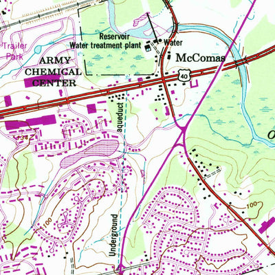 United States Geological Survey Edgewood, MD (1949, 24000-Scale) digital map